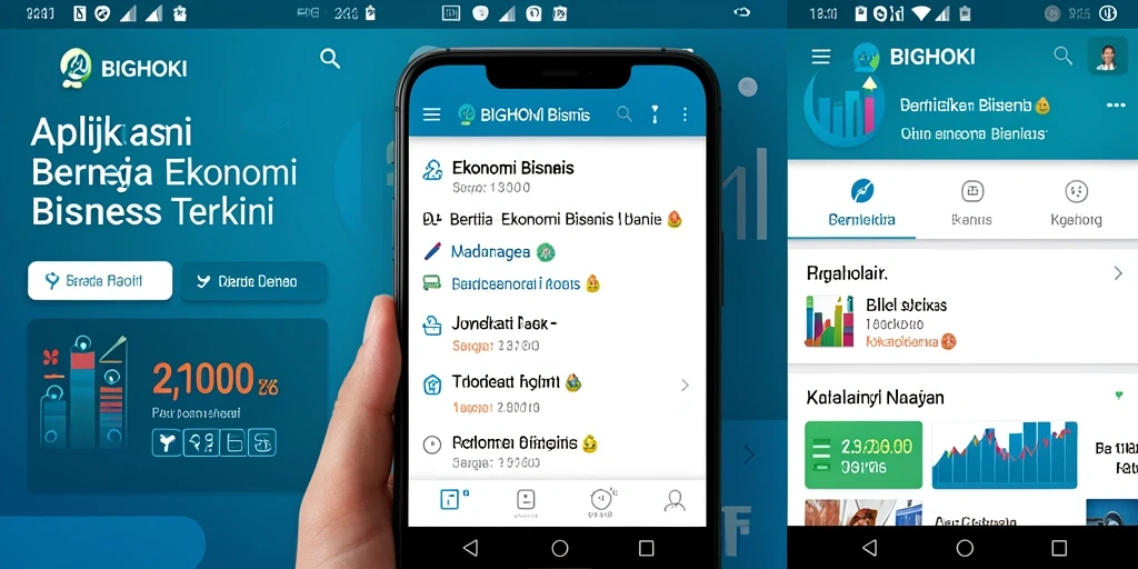 Tampilan antarmuka BIGHOKI yang informatif dan menarik.