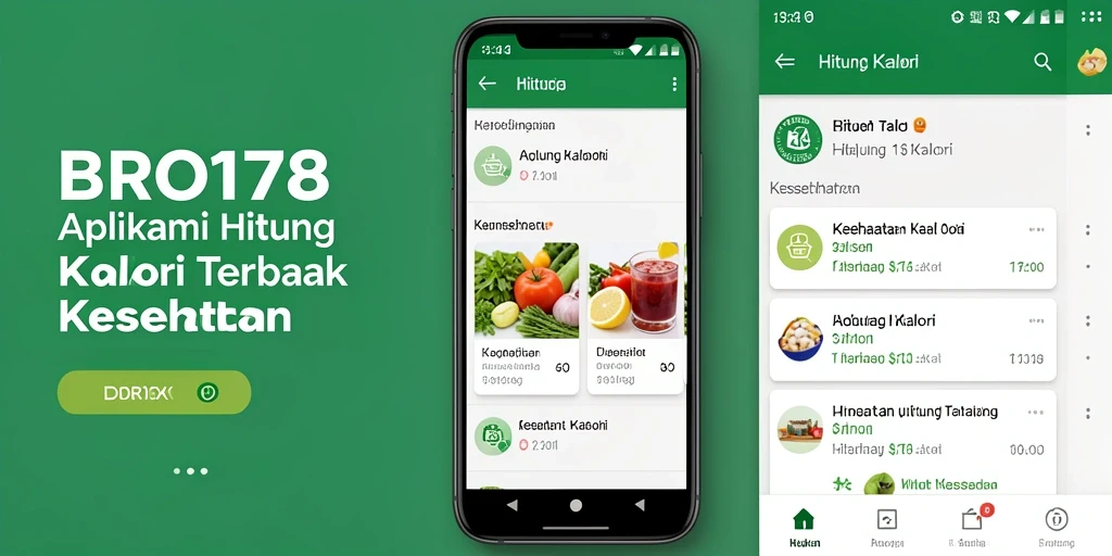 Tampilan antarmuka user-friendly aplikasi Hitung Kalori.